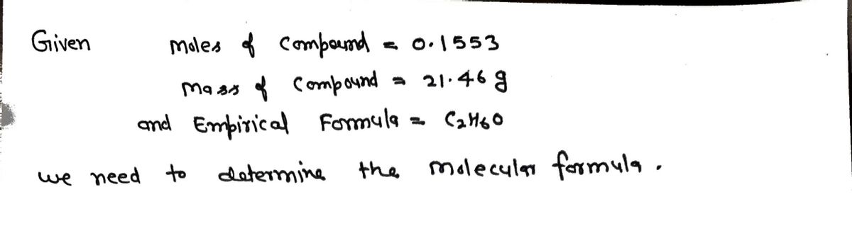 Chemistry homework question answer, step 1, image 1